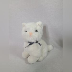 Vintage Animal Alley Kitten Cat Plush White Stuffed Animal Toys R Us Exclusive